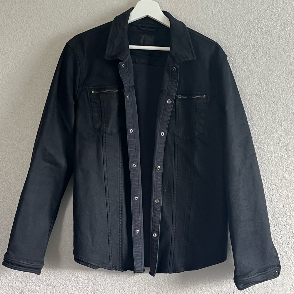 ManMade Apparel black jean jacket